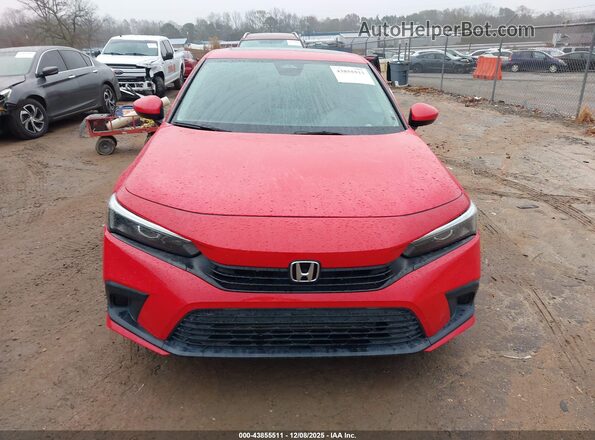 2HGFE1F77NH306669 2022 HONDA CIVIC Red Vista del cuadro de instrumentos