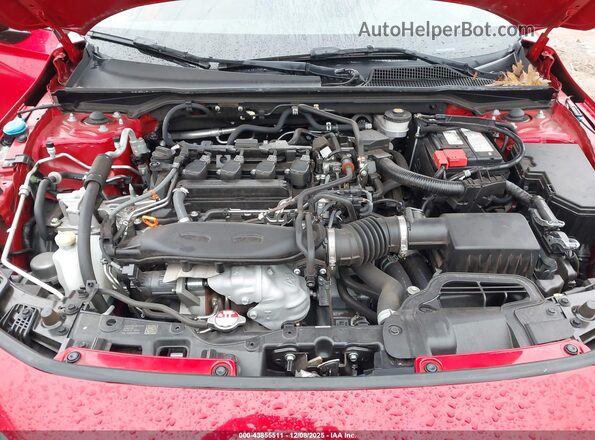 2HGFE1F77NH306669 2022 HONDA CIVIC Red Vista trasera