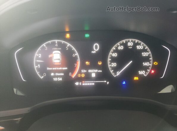 2HGFE2F20TH509152 2026 HONDA CIVIC Silver Instrument cluster view