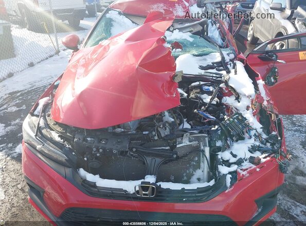 2HGFE2F25NH577174 2022 HONDA CIVIC Red Вид спереду