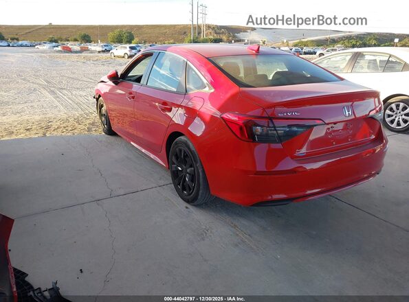 2HGFE2F29RH511412 2024 HONDA CIVIC Red Հետևի ձախ