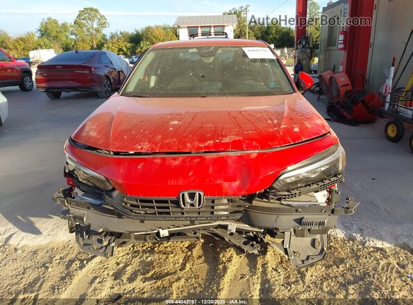 2HGFE2F29RH511412 2024 HONDA CIVIC Red Սարքավորումների վահանակի տեսք