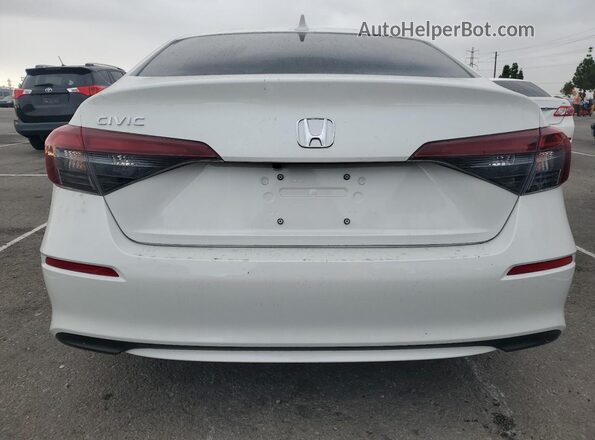 2HGFE2F29TH503799 2026 HONDA CIVIC White Вид ззаду
