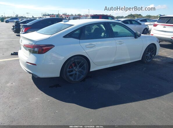2HGFE2F50SH544136 2025 HONDA CIVIC White უკანა მარჯვენა