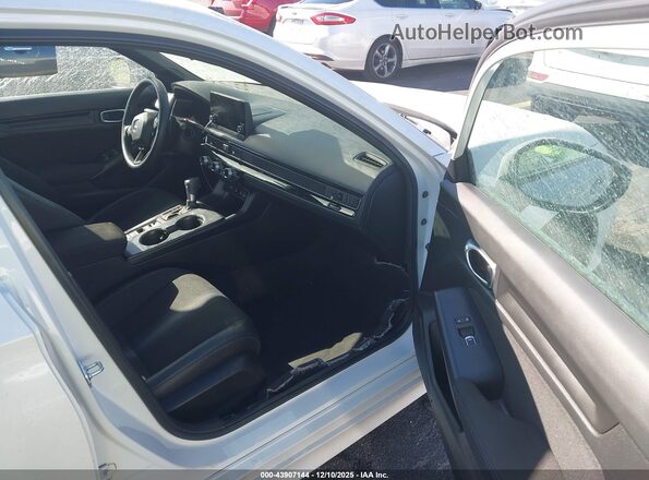 2HGFE2F50SH544136 2025 HONDA CIVIC White წინა სალონის ხედი
