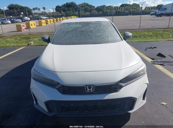 2HGFE2F50SH544136 2025 HONDA CIVIC White უკანა სალონის ხედი