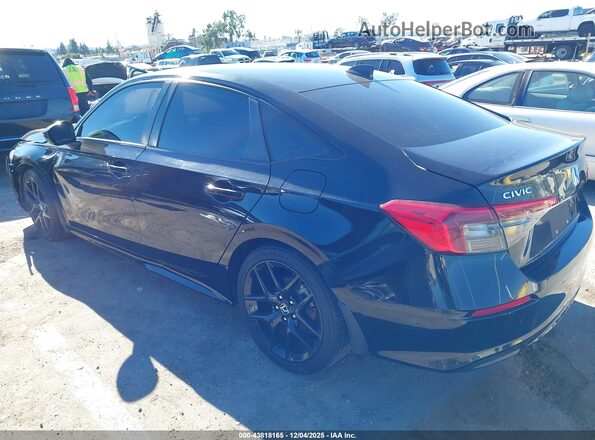 2HGFE2F52NH513345 2022 HONDA CIVIC Black Rear left