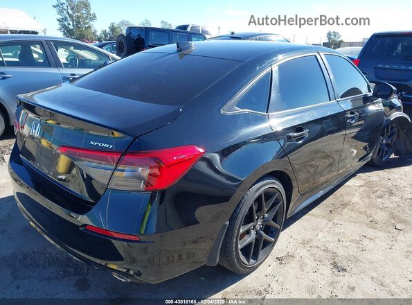 2HGFE2F52NH513345 2022 HONDA CIVIC Black Rear right