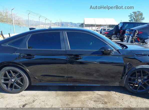 2HGFE2F52NH513345 2022 HONDA CIVIC Black Rear interior view