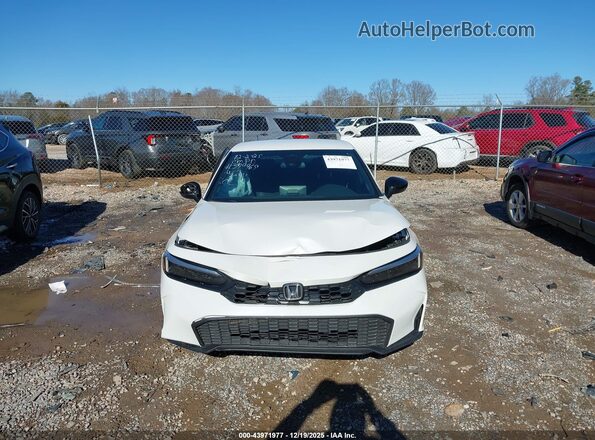 2HGFE2F52SH579969 2025 HONDA CIVIC White Instrument cluster view