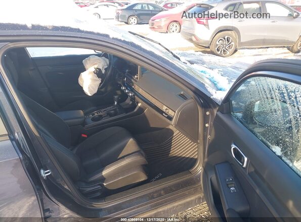 2HGFE2F55NH521200 2022 HONDA CIVIC Gray Вид салону спереду
