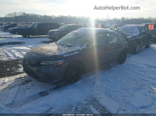 2HGFE2F55NH521200 2022 HONDA CIVIC Gray Передня ліва чверть