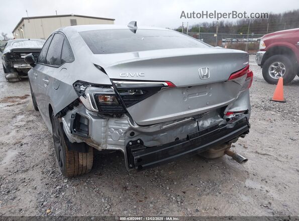 2HGFE2F59NH577608 2022 HONDA CIVIC Silver Widok z przodu