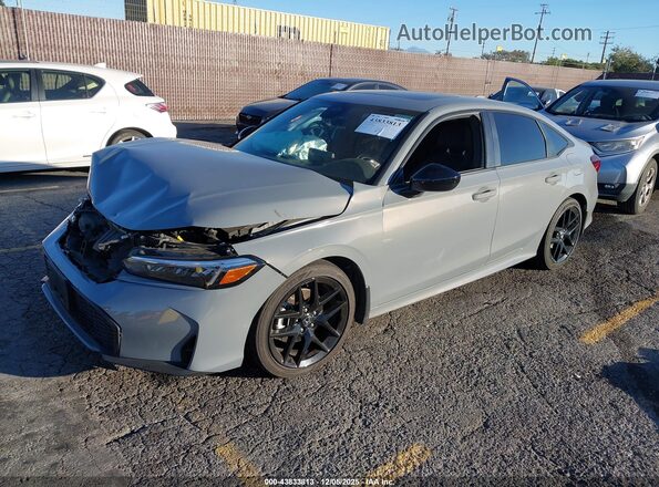 2HGFE4F8XSH307496 2025 HONDA CIVIC Серый Передняя левая четверть
