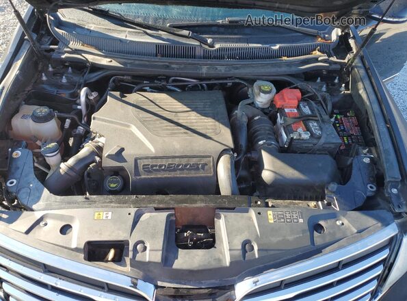 2LMHJ5AT7KBL03901 2019 LINCOLN MKT Black Vista del compartimento del motor