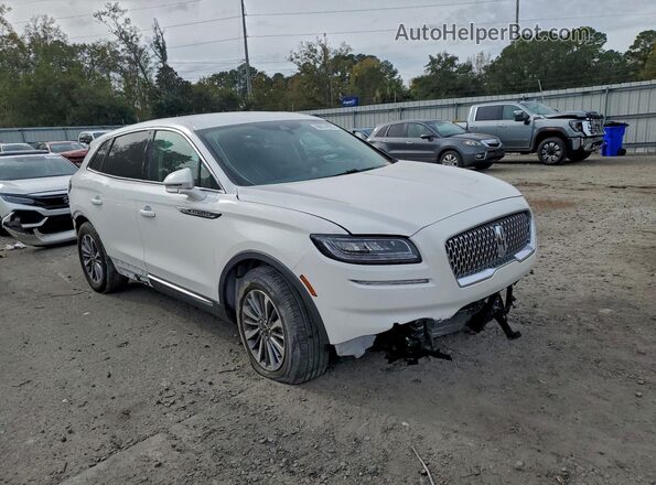 2LMPJ6J95MBL16543 2021 LINCOLN NAUTILUS White Передня права чверть