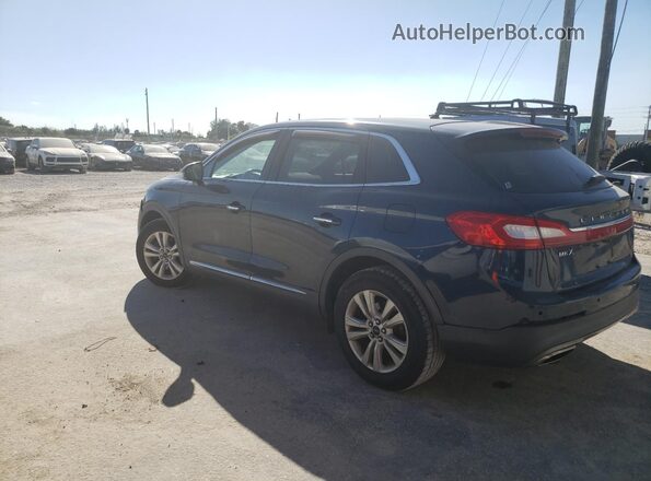 2LMPJ6JR7HBL14850 2017 LINCOLN MKX Blue Հետևի ձախ