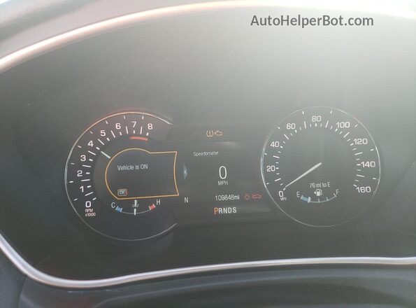 2LMPJ6JR7HBL14850 2017 LINCOLN MKX Blue Սարքավորումների վահանակի տեսք