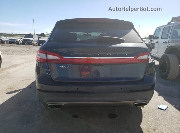 2LMPJ6JR7HBL14850 2017 LINCOLN MKX Blue Հետևի տեսք