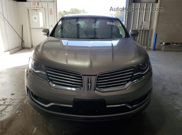 2LMPJ6JRXJBL14203 2018 LINCOLN MKX Бежевый Вид спереди