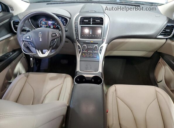 2LMPJ6JRXJBL14203 2018 LINCOLN MKX Бежевый Вид панели приборов