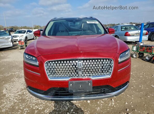 2LMPJ6K92MBL02730 2021 LINCOLN NAUTILUS Red Vista frontal