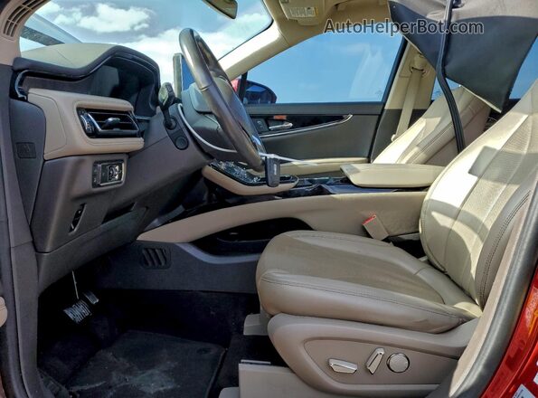 2LMPJ6K92MBL02730 2021 LINCOLN NAUTILUS Red Vista interior delantera