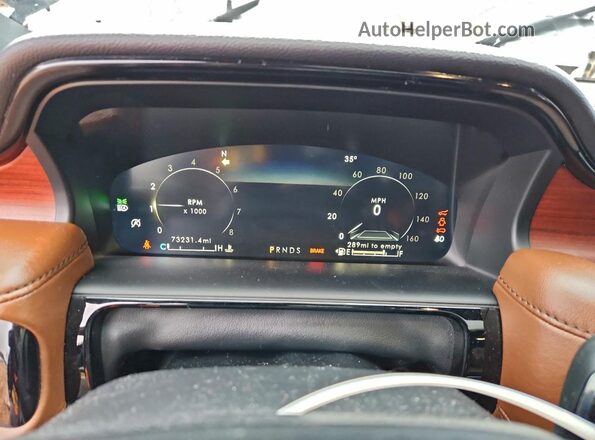 2LMPJ6K94NBL12953 2022 LINCOLN NAUTILUS Black Вид щитка приладів