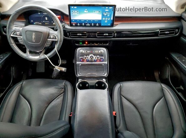 2LMPJ6K95NBL08653 2022 LINCOLN NAUTILUS Gray Dashboard view