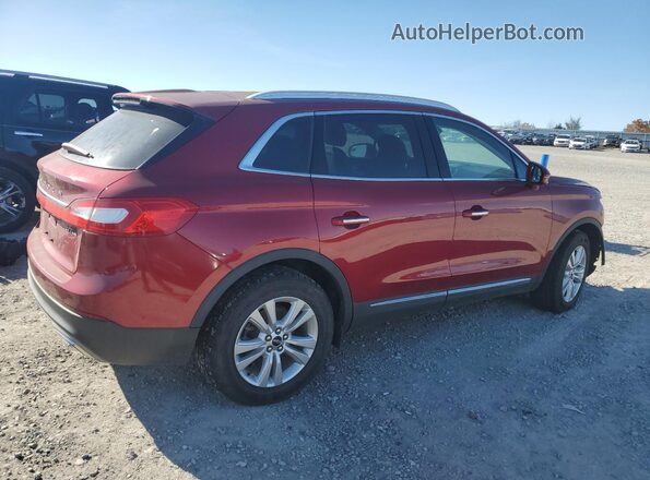 2LMPJ8JP0HBL52561 2017 LINCOLN MKX Red Задня права чверть
