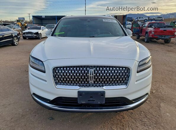2LMPJ8K93MBL16728 2021 LINCOLN NAUTILUS White წინა ხედი