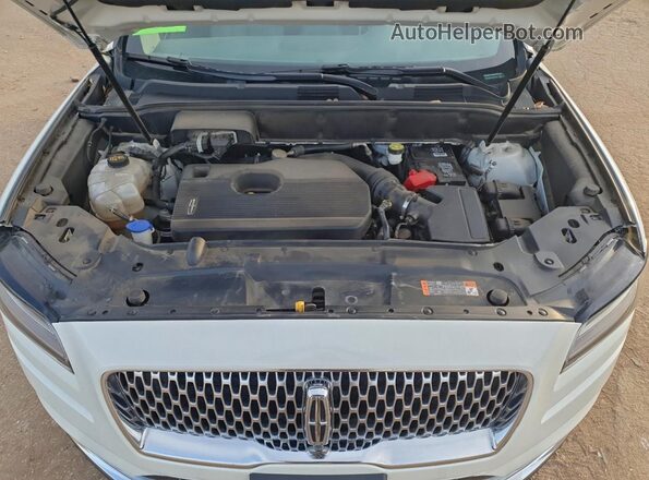 2LMPJ8K93MBL16728 2021 LINCOLN NAUTILUS White ძრავის განყოფილების ხედი