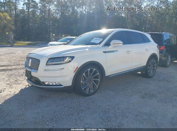 2LMPJ8K93NBL06069 2022 LINCOLN NAUTILUS White Vista tres cuartos delantera izquierda