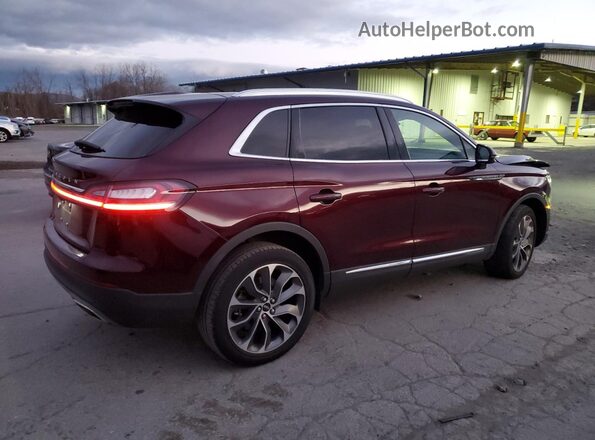 2LMPJ8K94PBL04821 2023 LINCOLN NAUTILUS Burgundy Tył prawy