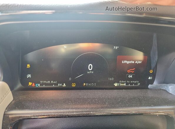 2LMPJ8K96PBL21071 2023 LINCOLN NAUTILUS Blue Вид щитка приладів