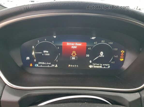 2LMPJ8KP9LBL15306 2020 LINCOLN NAUTILUS Серебряный Вид щитка приборов