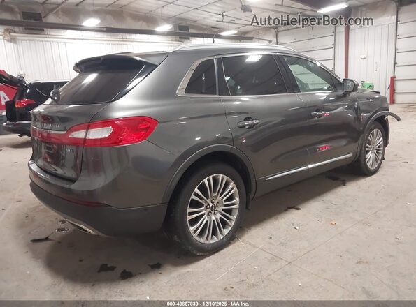 2LMPJ8LR5JBL40622 2018 LINCOLN MKX Gray Задня права чверть