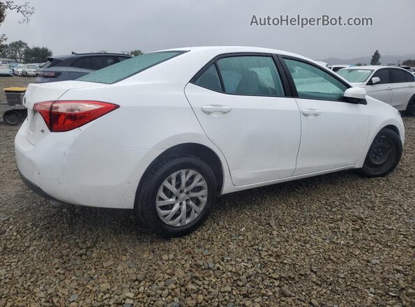 2T1BURHE0JC046775 2018 TOYOTA LL White Задня права чверть