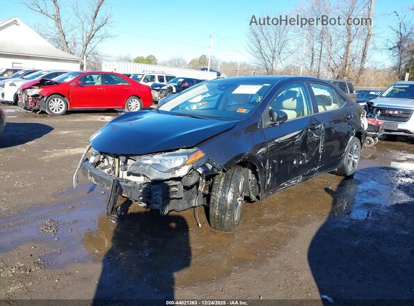 2T1BURHE1JC011310 2018 TOYOTA LL Black Առջևի ձախ երեք քառորդ տեսարան