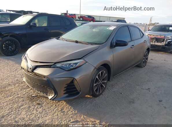 2T1BURHE1JC036062 2018 TOYOTA LL Gray Front left