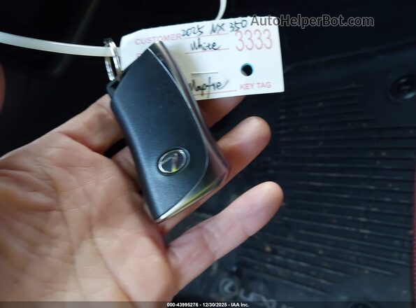2T2AGCEZXSC084048 2025 LEXUS NX 350 White Widok z tyłu