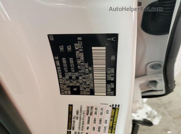 2T2AGCEZXTC094886 2026 LEXUS NX White Вид наклейки з VIN-кодом