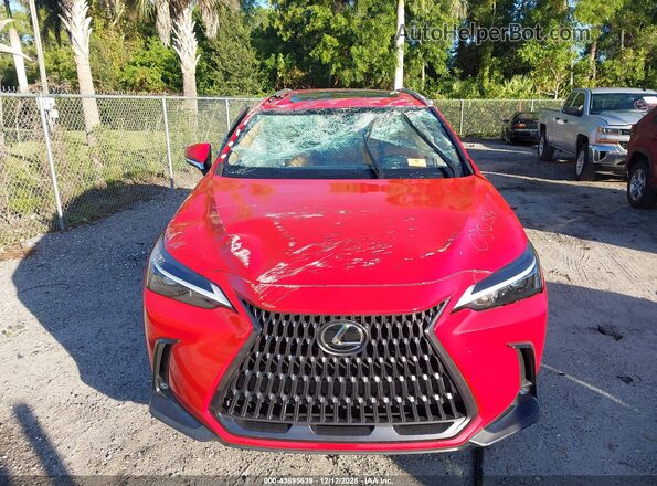 2T2AKCEZ6RC030514 2024 LEXUS NX 350H Red წინა ხედი