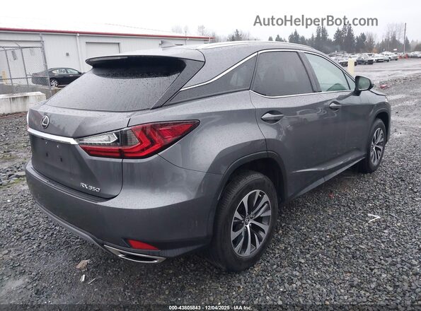 2T2AZMDA3LC240296 2020 LEXUS RX 350 Gray Задня права чверть