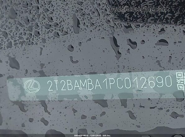 2T2BAMBA1PC012690 2023 LEXUS RX 350 Silver 