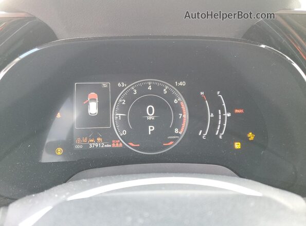 2T2BAMBA3PC017406 2023 LEXUS RX White Widok zestawu wskaźników