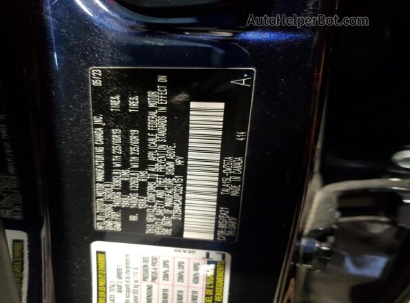 2T2BAMCA0PC024151 2023 LEXUS RX Blue VIN կոդի պիտակի տեսք