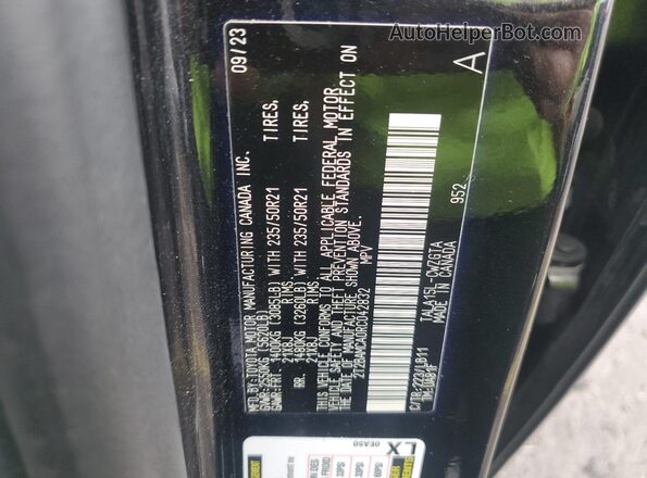2T2BAMCA0RC042832 2024 LEXUS RX Black Widok naklejki z numerem VIN