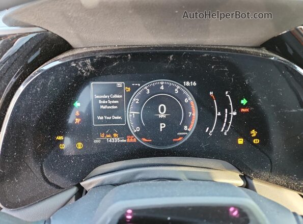 2T2BAMCA2PC031165 2023 LEXUS RX White Widok zestawu wskaźników