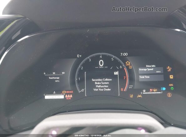 2T2BAMCA9SC120191 2025 LEXUS RX 350 Black Widok tylnych siedzeń
